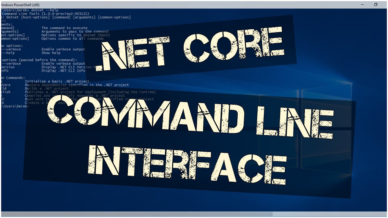 Dotnet CLI giao diện dòng lệnh trong ASP NET Core