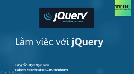 Lập trình JQuery từ cơ bản đến nâng cao