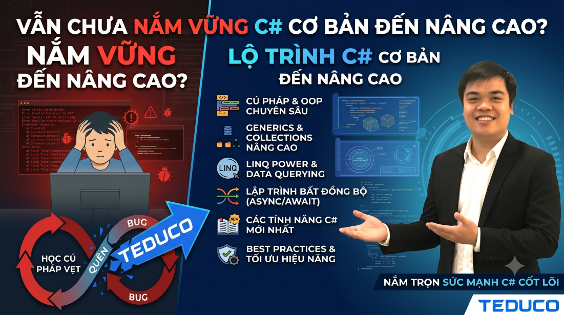 Lộ Trình C# Đầy Đủ: Từ Chưa Biết Gì Đến Làm .NET Backend Như Developer Thật Sự