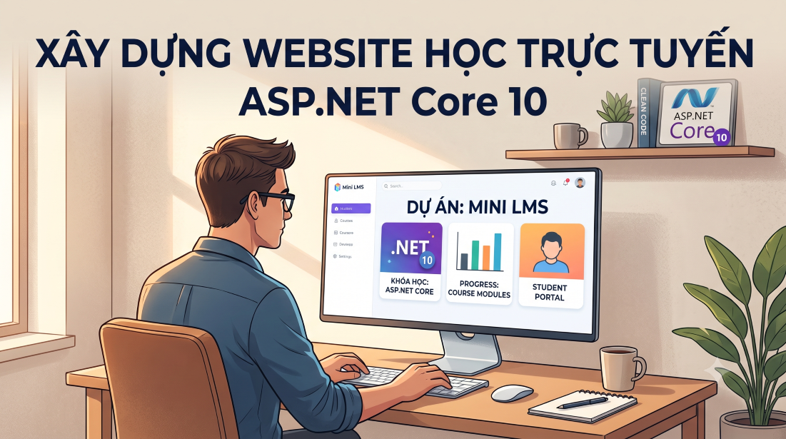 Xây dựng website học trực tuyến với ASP.NET Core - 2026